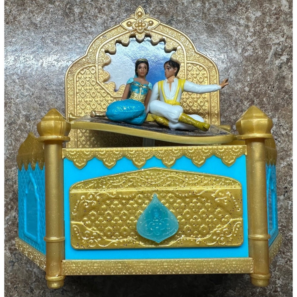 Disney‎ Aladdin & Princess Jasmine Musical Jewelry Box A Whole New World